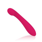 Downward-facing angled curved g-spot dildo JJ-coral pink