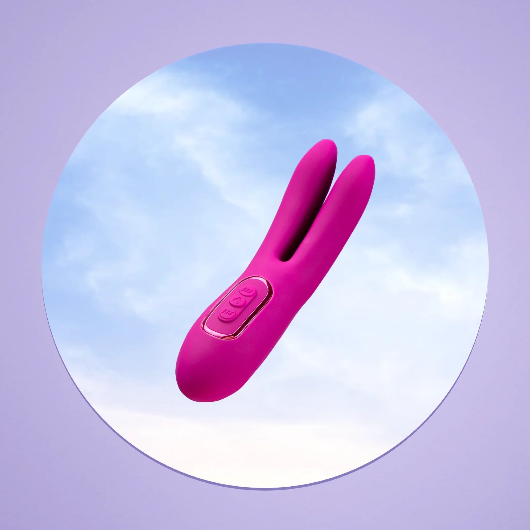 side image of luxury bunny vibrator by JIMMYJANE